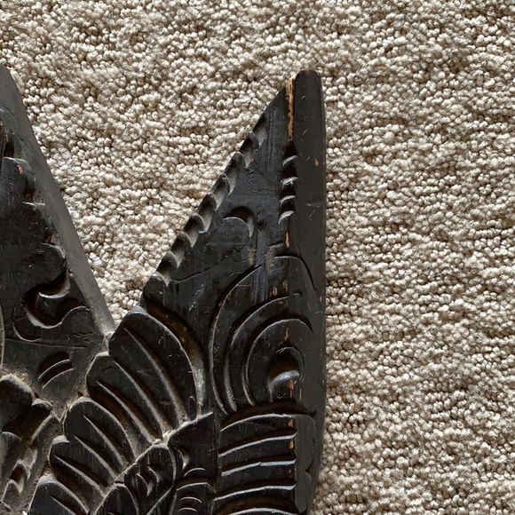 Wooden face carving 15.5”L x 9.5” W - Picture 5 of 9